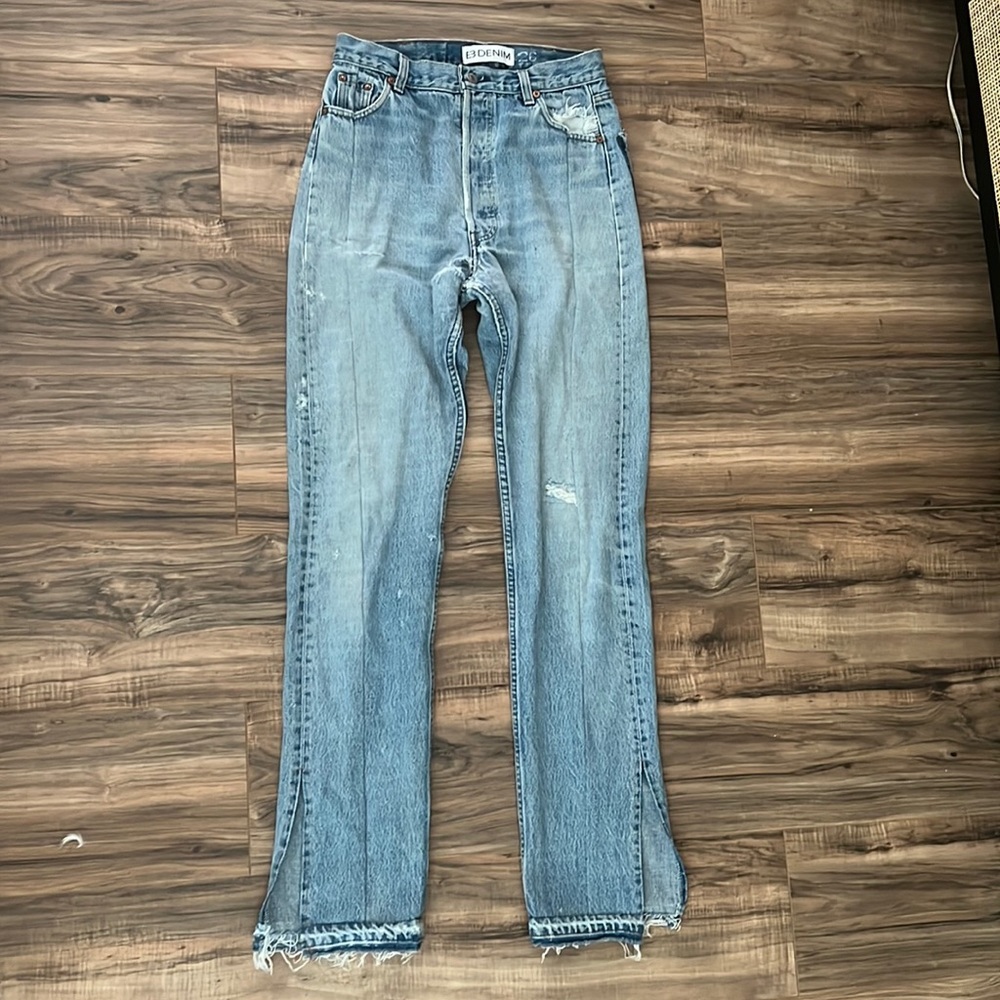 EB Denim Split Hem Jeans
